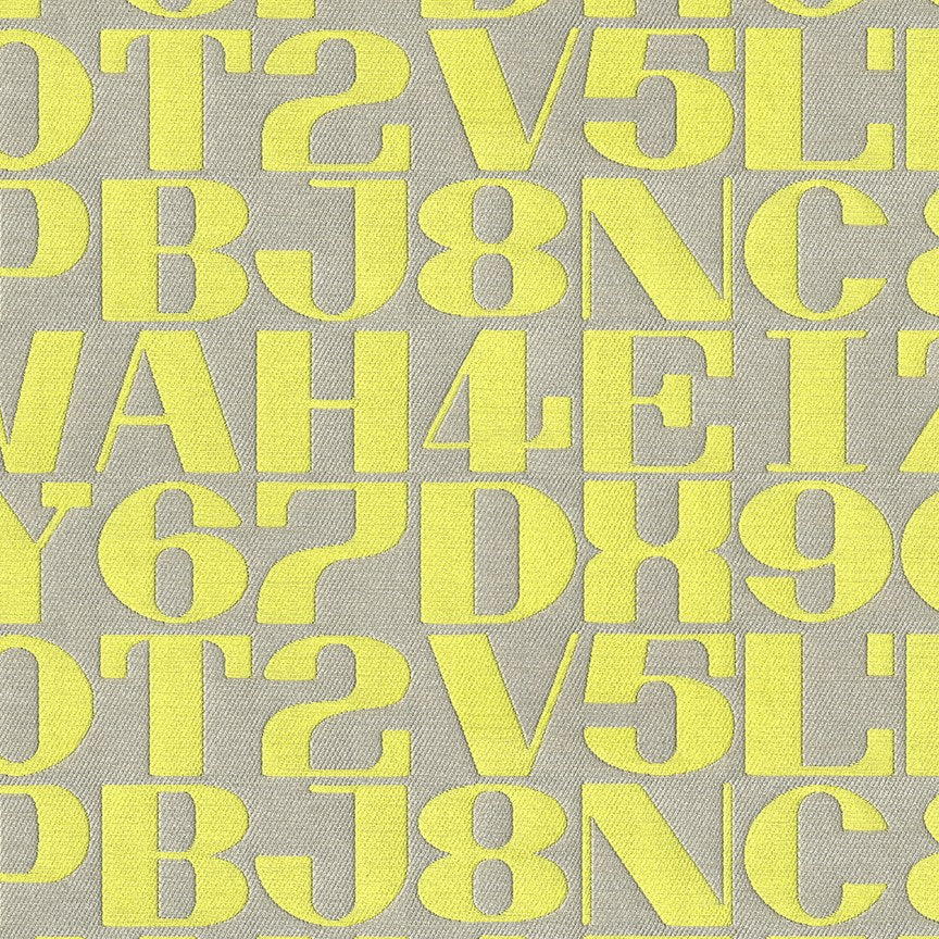 Yellow On Light Gray