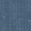 Indigo/White